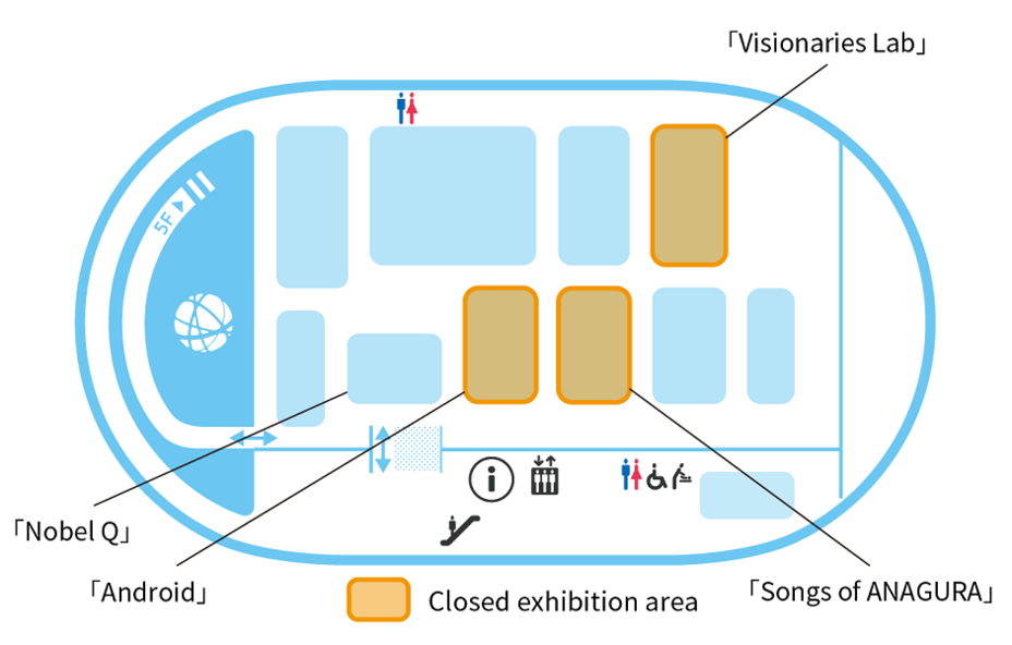 3rd Floor Permanent Exhibition Zone Map