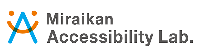 Logo of Miraikan Accessibility Lab
